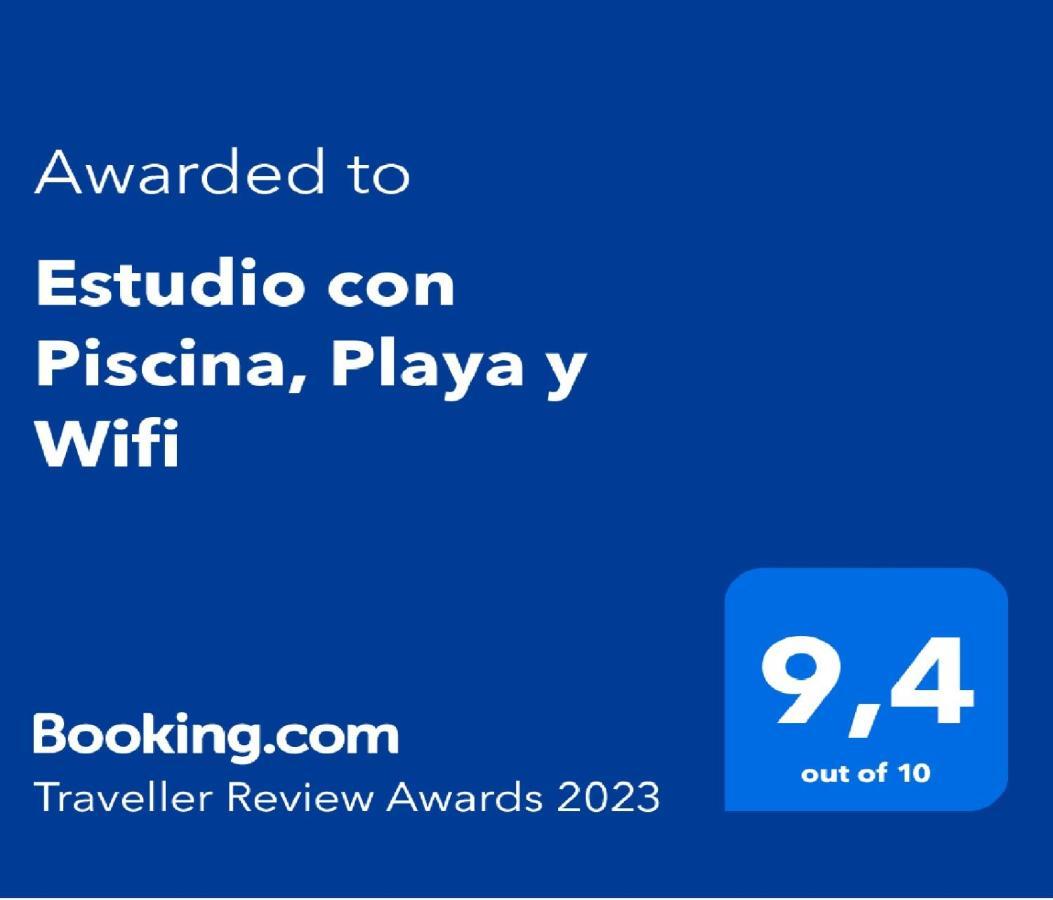 Estudio Con Piscina, Playa Y Wifi Дения Экстерьер фото