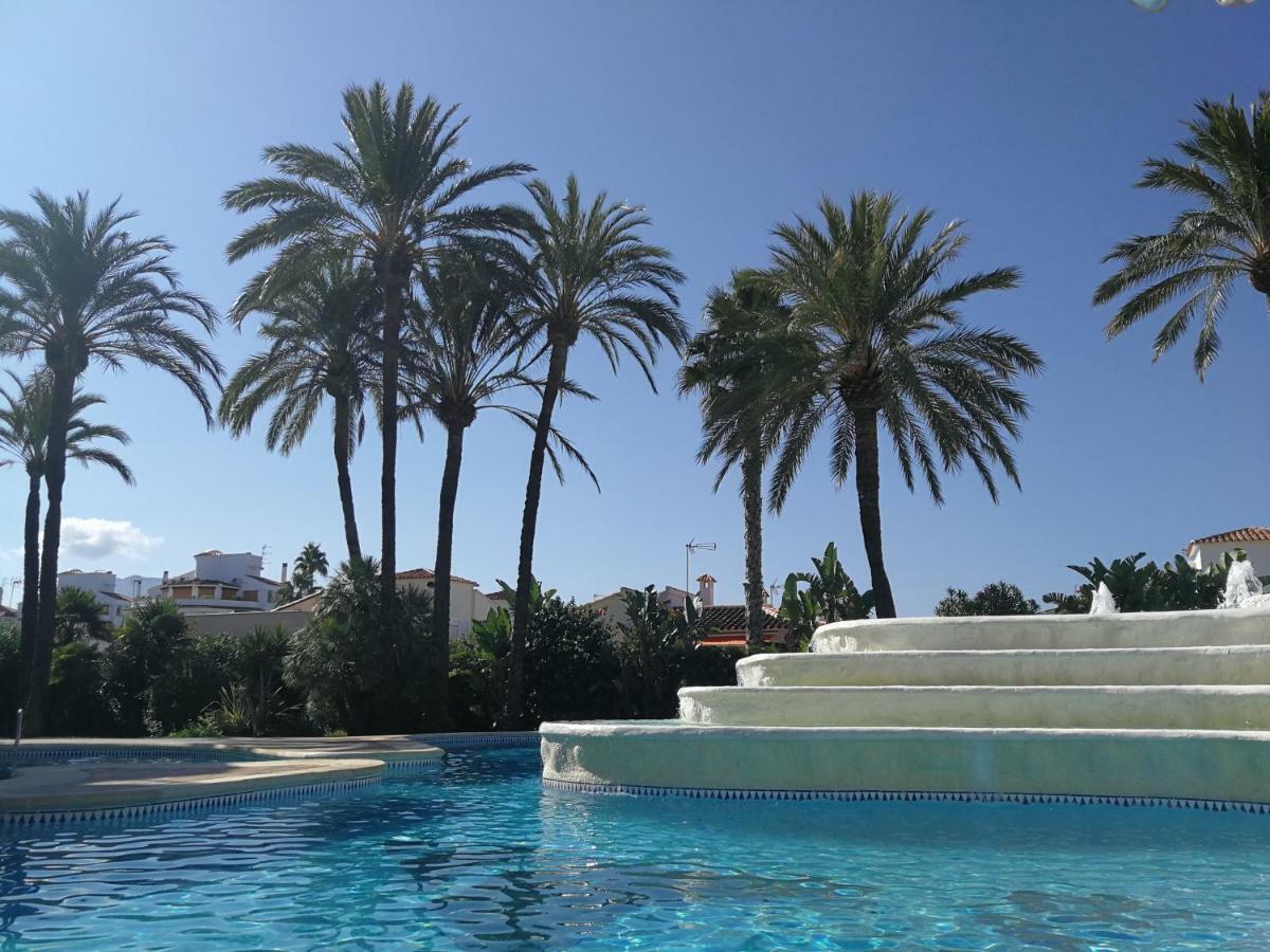 Estudio Con Piscina, Playa Y Wifi Дения Экстерьер фото